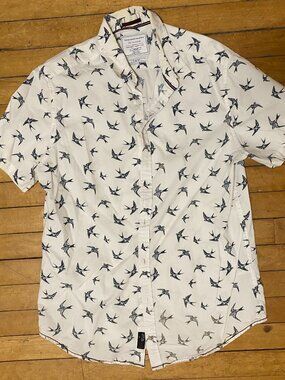 White button-up shirt, medium